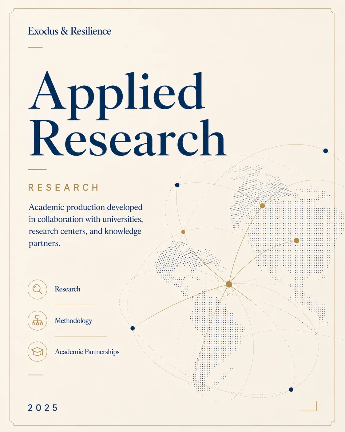 Applied research cover · Exodus & Resilience