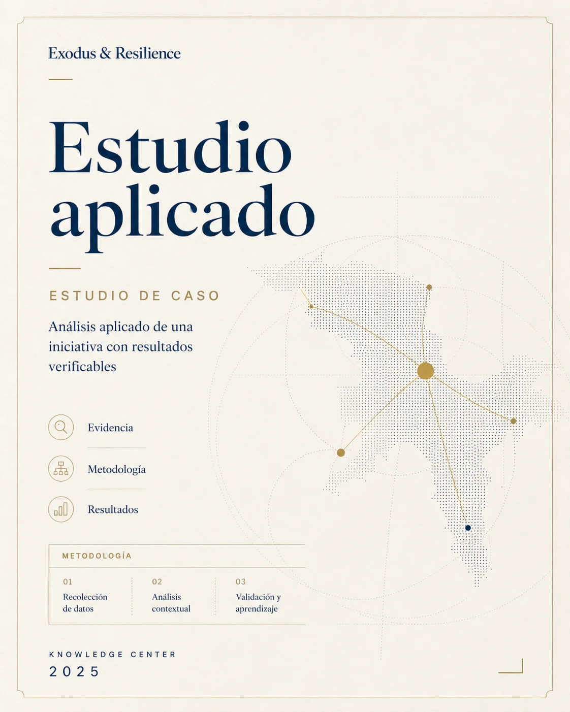 Portada Estudio de caso · Exodus & Resilience