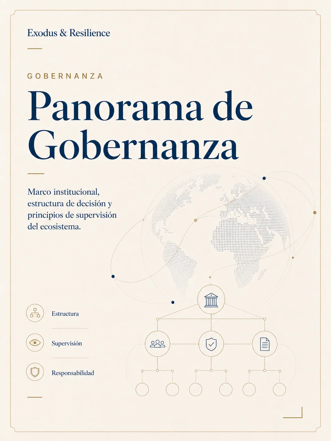 Portada Resumen de gobernanza · Exodus & Resilience