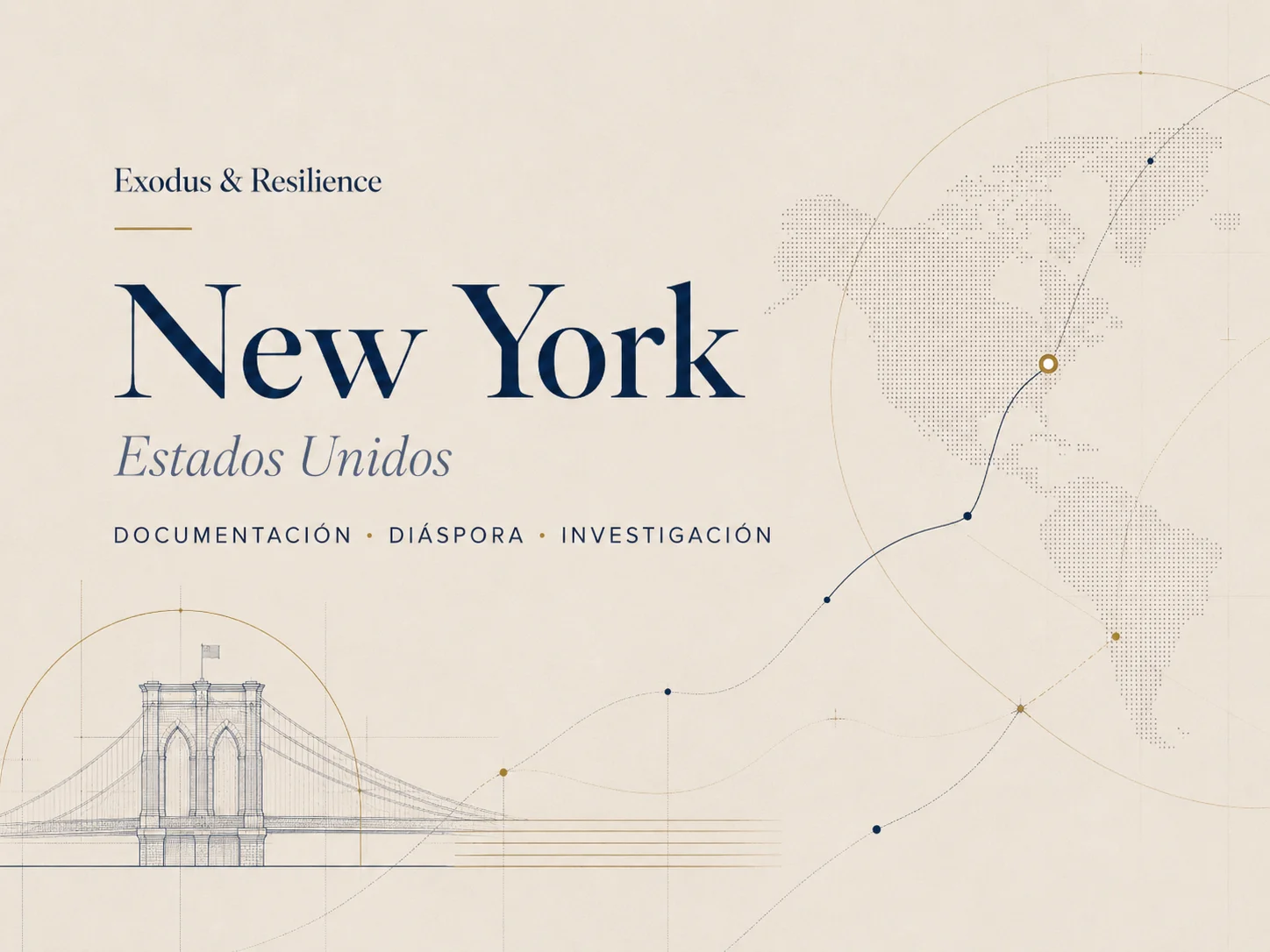 Programa territorial New York · Exodus & Resilience